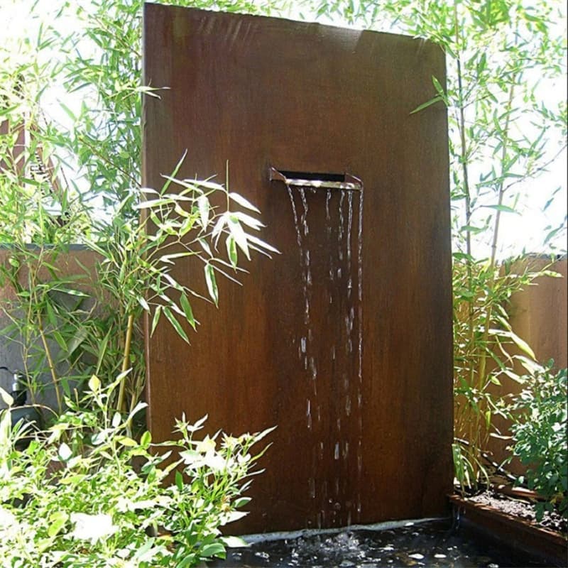 <h3>Metal Fountains Metal Trough Pond Corten Steel Trough Water </h3>
